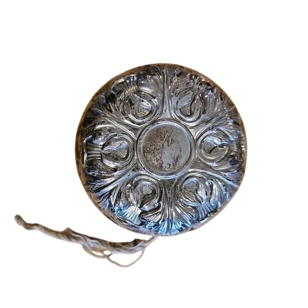 Antique Vintage Victorian Toy LSM 925 Sterling Silver Case Yo Yo Steel Body